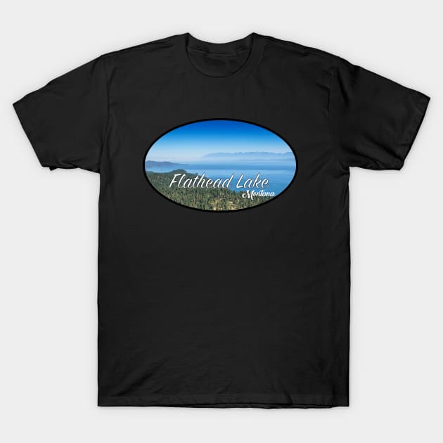 Flathead Lake Montana T-Shirt by ACGraphics